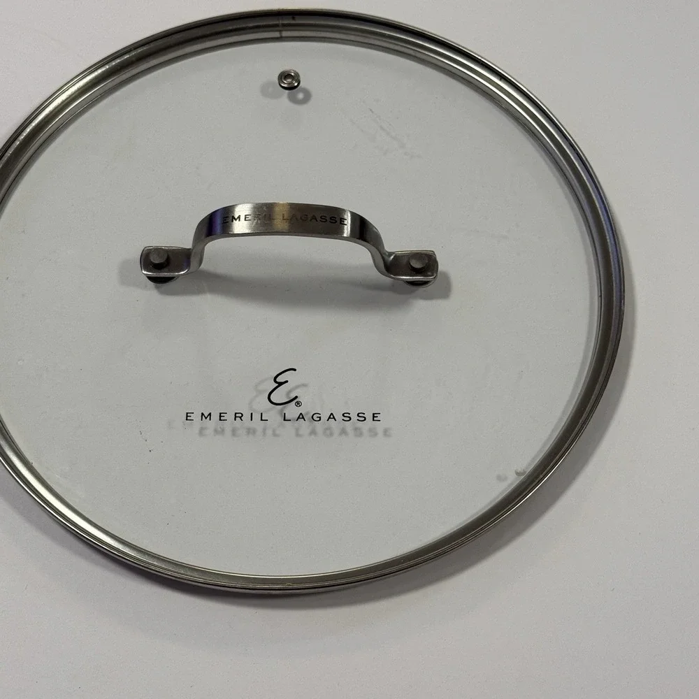 Emeril Lagasse 10.5 Inch Tempered Glass Replacement Lid Stainless Steel Handle